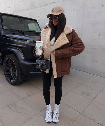 Lederjacke Penny Camel Ladypolitan ♡
