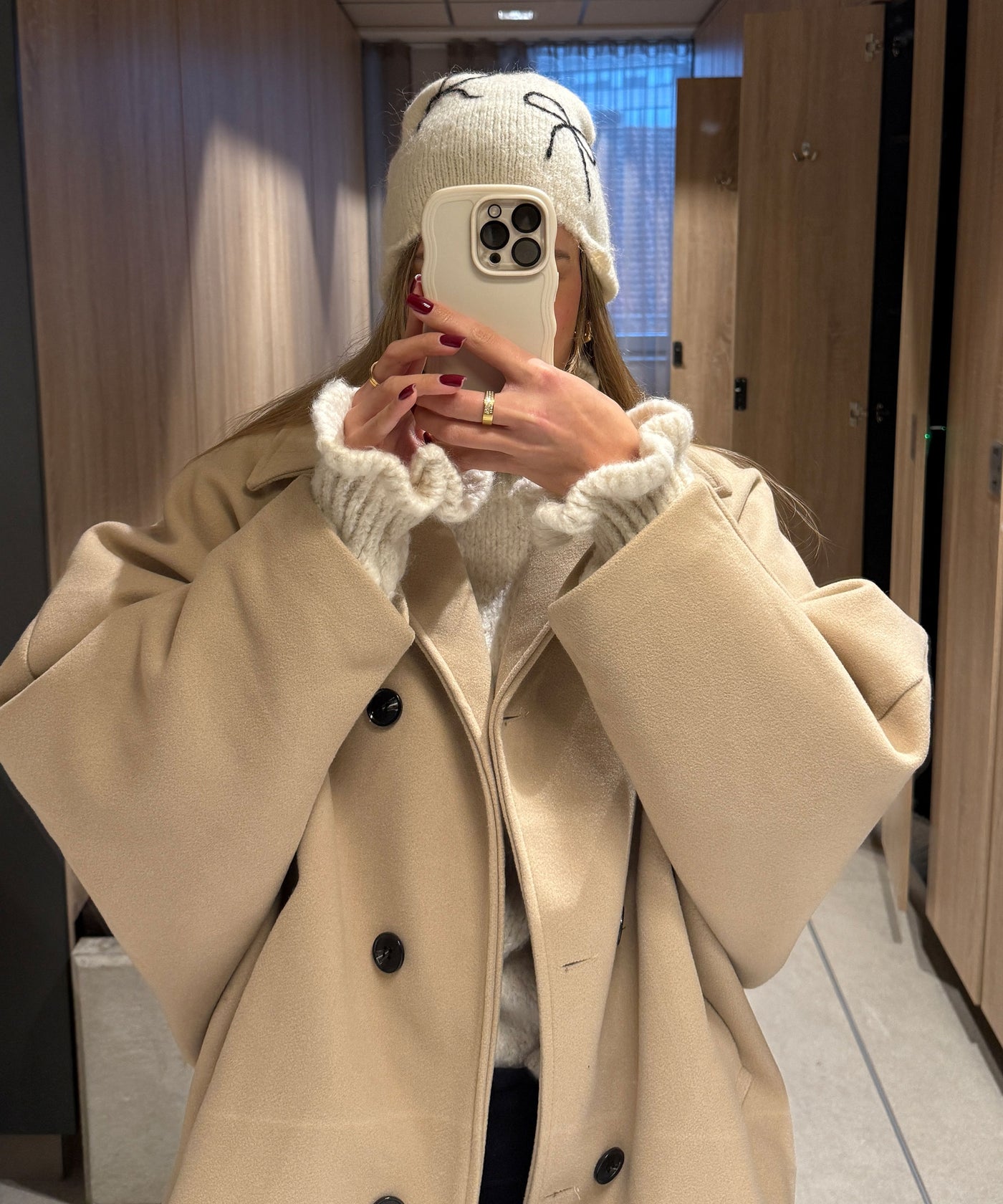 Oversize Jacke Joana Beige