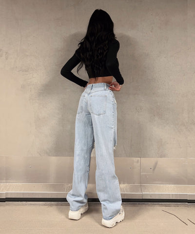 Baggy Jeans Leah Hellblau Ladypolitan ♡