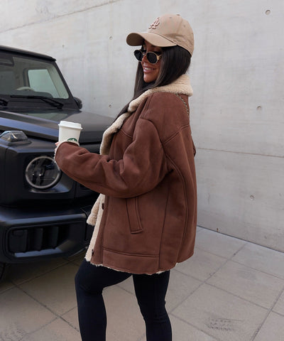 Lederjacke Penny Camel Ladypolitan ♡