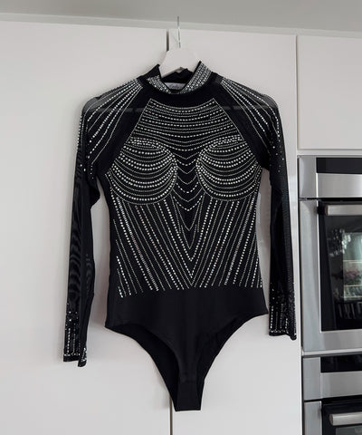 Glitzer Body Danni Schwarz Ladypolitan ♡