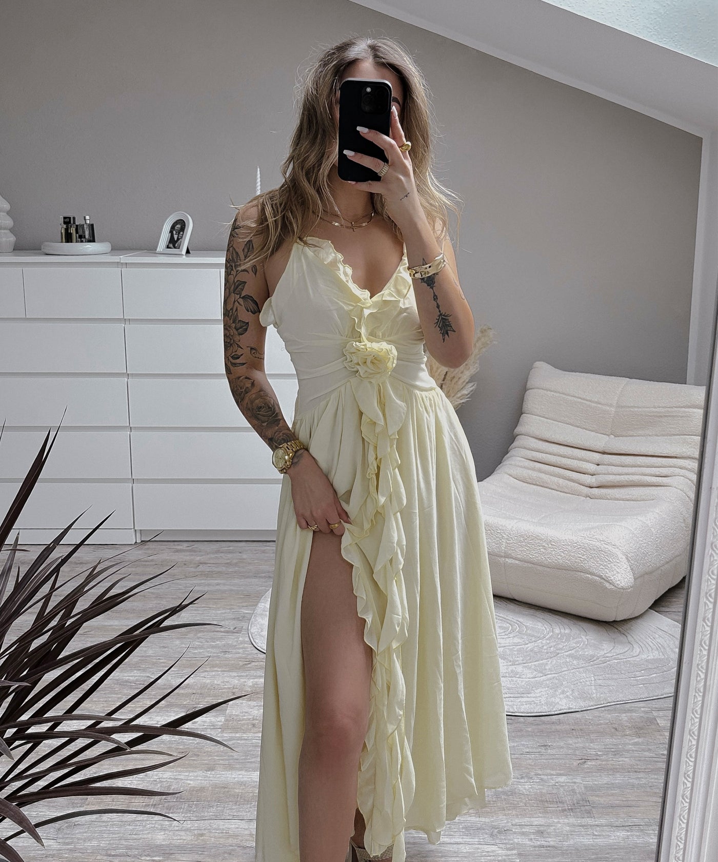 Kleid Rosia Gelb Ladypolitan ♡