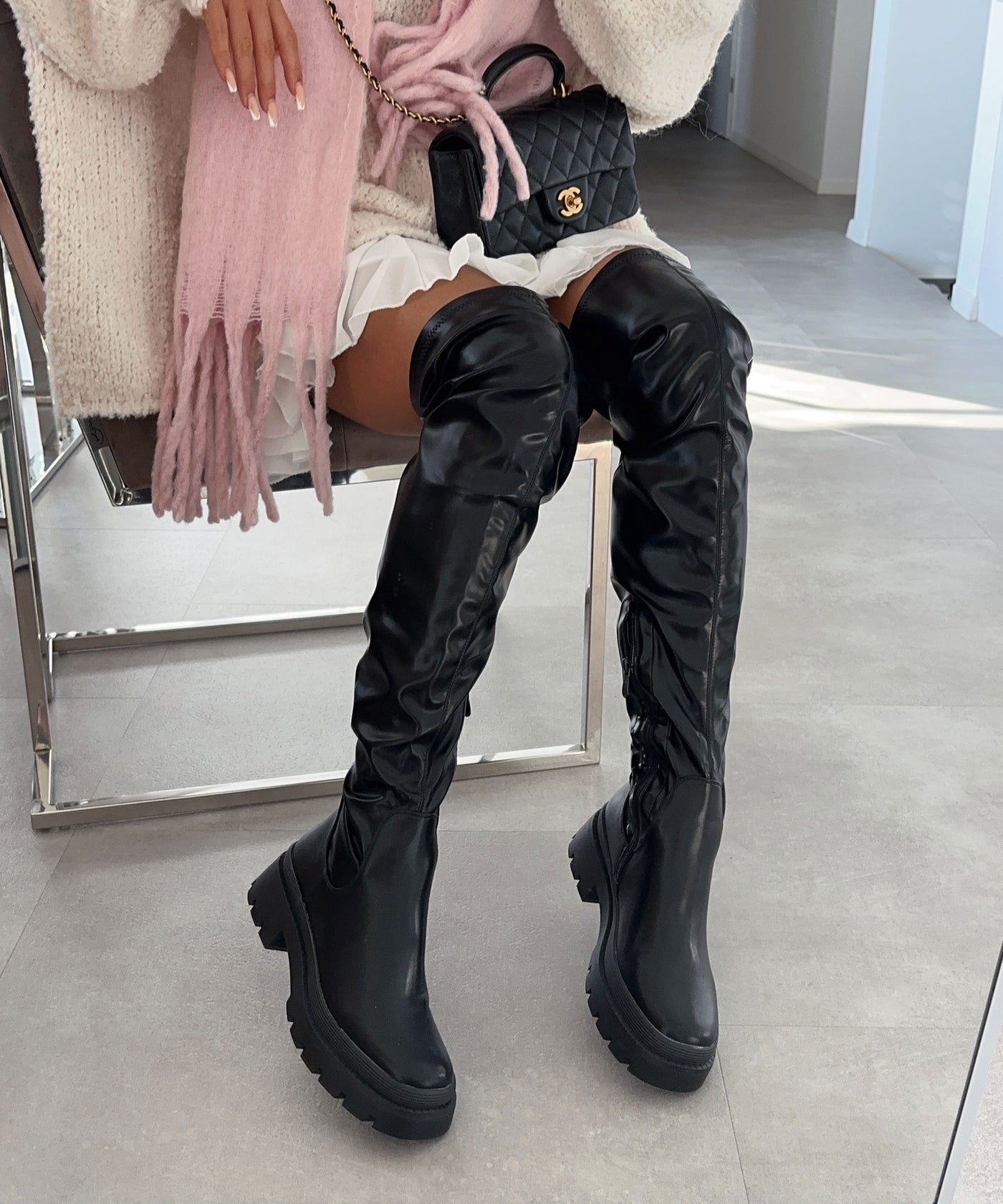 Overknees Stiefel Lita Schwarz  Ladypolitan ♡   