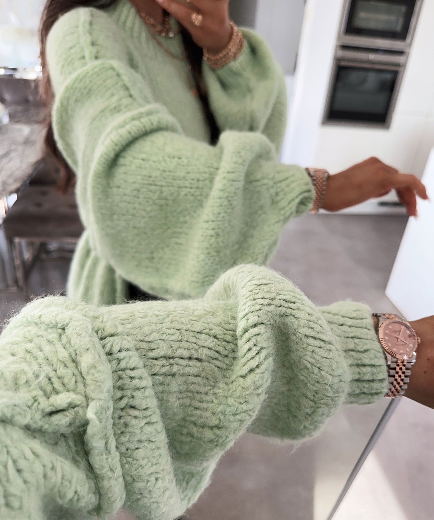 Oversize Pullover Nata Mint  Ladypolitan ♡   