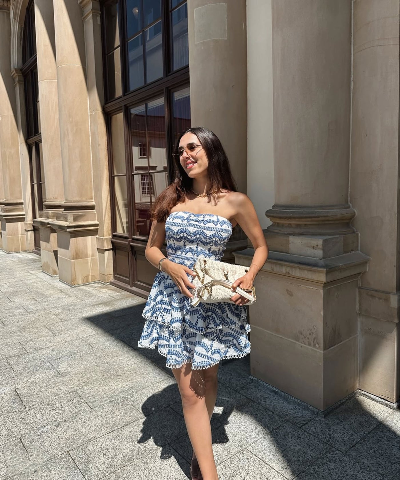 Kleid Zofia Blau Ladypolitan ♡