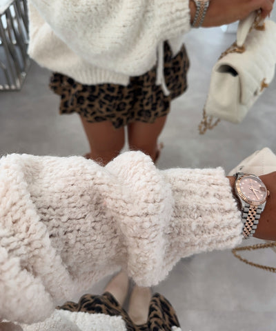 Boucle Cardigan Dina Beige  Ladypolitan ♡   