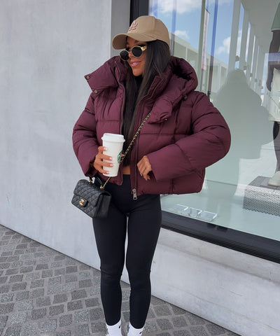 Steppjacke Stella Weinrot Ladypolitan ♡