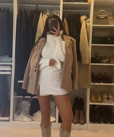 Rollkragen Pullover Yeni Weiß Ladypolitan ♡