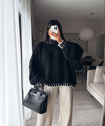 Pullover Salma Schwarz Ladypolitan ♡
