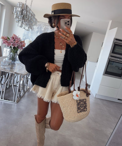 Cardigan Devina Schwarz Ladypolitan ♡
