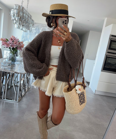Cardigan Devina Braun Ladypolitan ♡