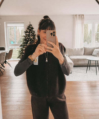 Zip Weste Smiley Naia Schwarz