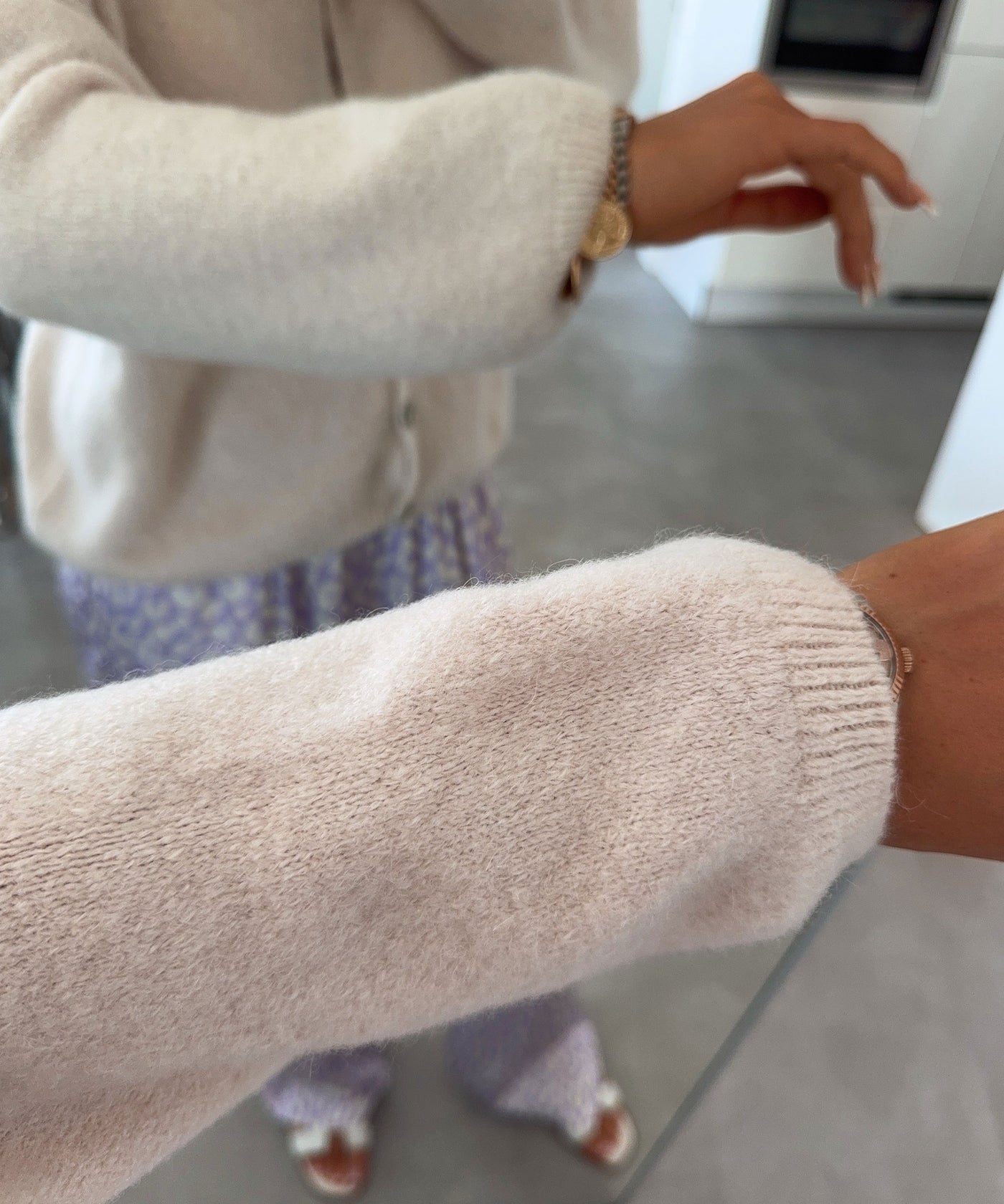 Cardigan Liz Beige Ladypolitan ♡