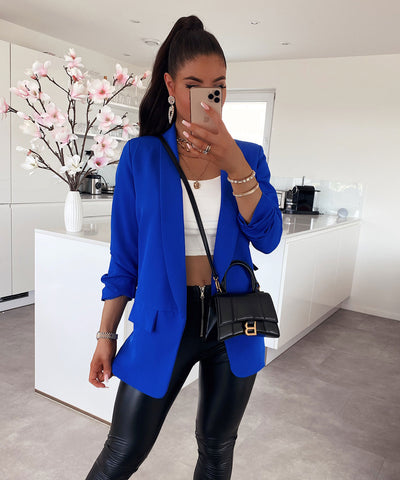 Blazer Mykonos Royalblau  Ladypolitan - Fashion Onlineshop für Damen   
