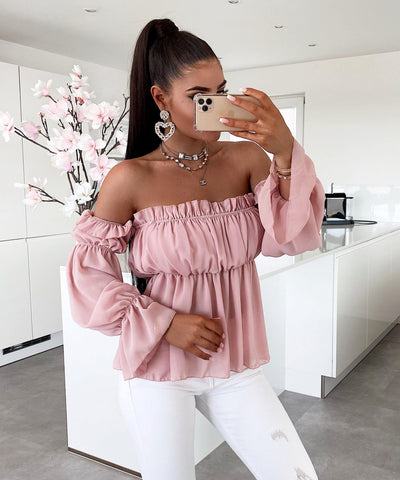 Bluse Miley Rosa  Ladypolitan - Fashion Onlineshop für Damen   