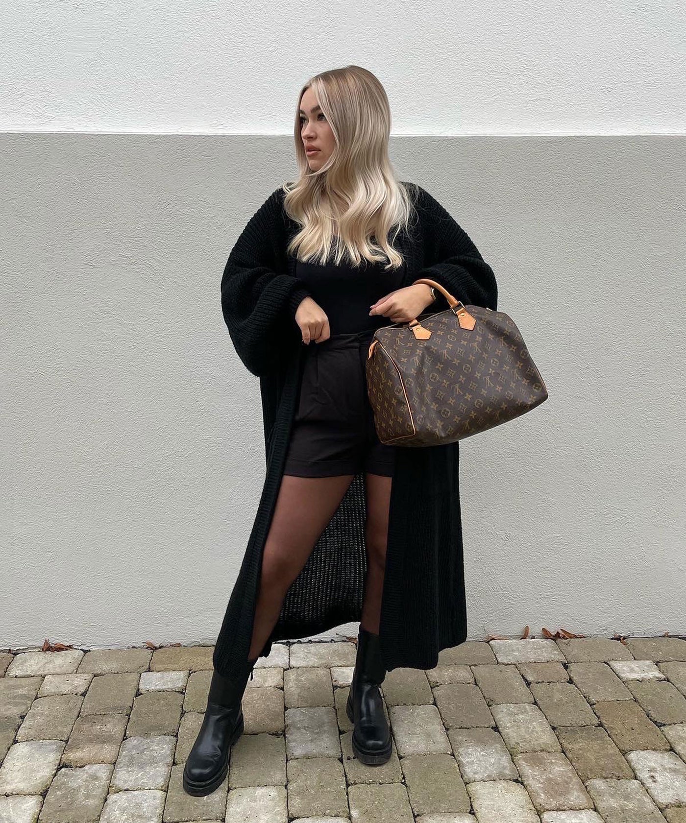 Cardigan Leilani Lang Schwarz  Ladypolitan - Fashion Onlineshop für Damen   