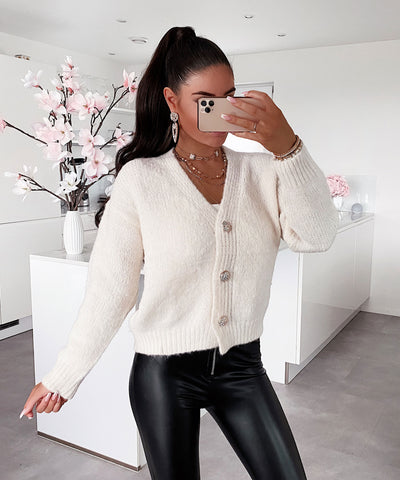Cardigan Miracle Beige  Ladypolitan - Fashion Onlineshop für Damen   