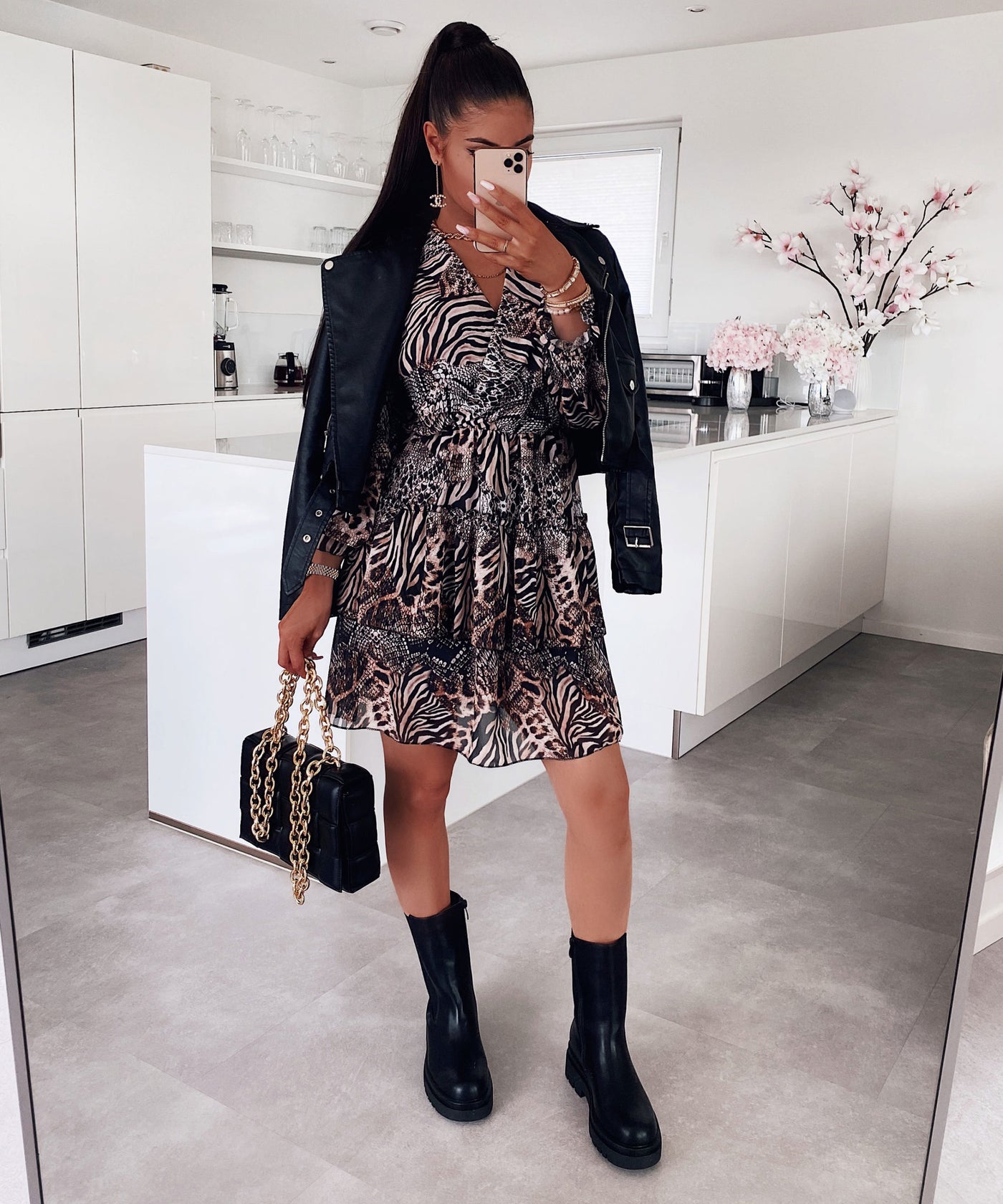 Chelsea Boots Long Schwarz  Ladypolitan - Fashion Onlineshop für Damen   