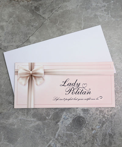 Gutschein Post 25€ - 500€  Ladypolitan - Fashion Onlineshop für Damen   