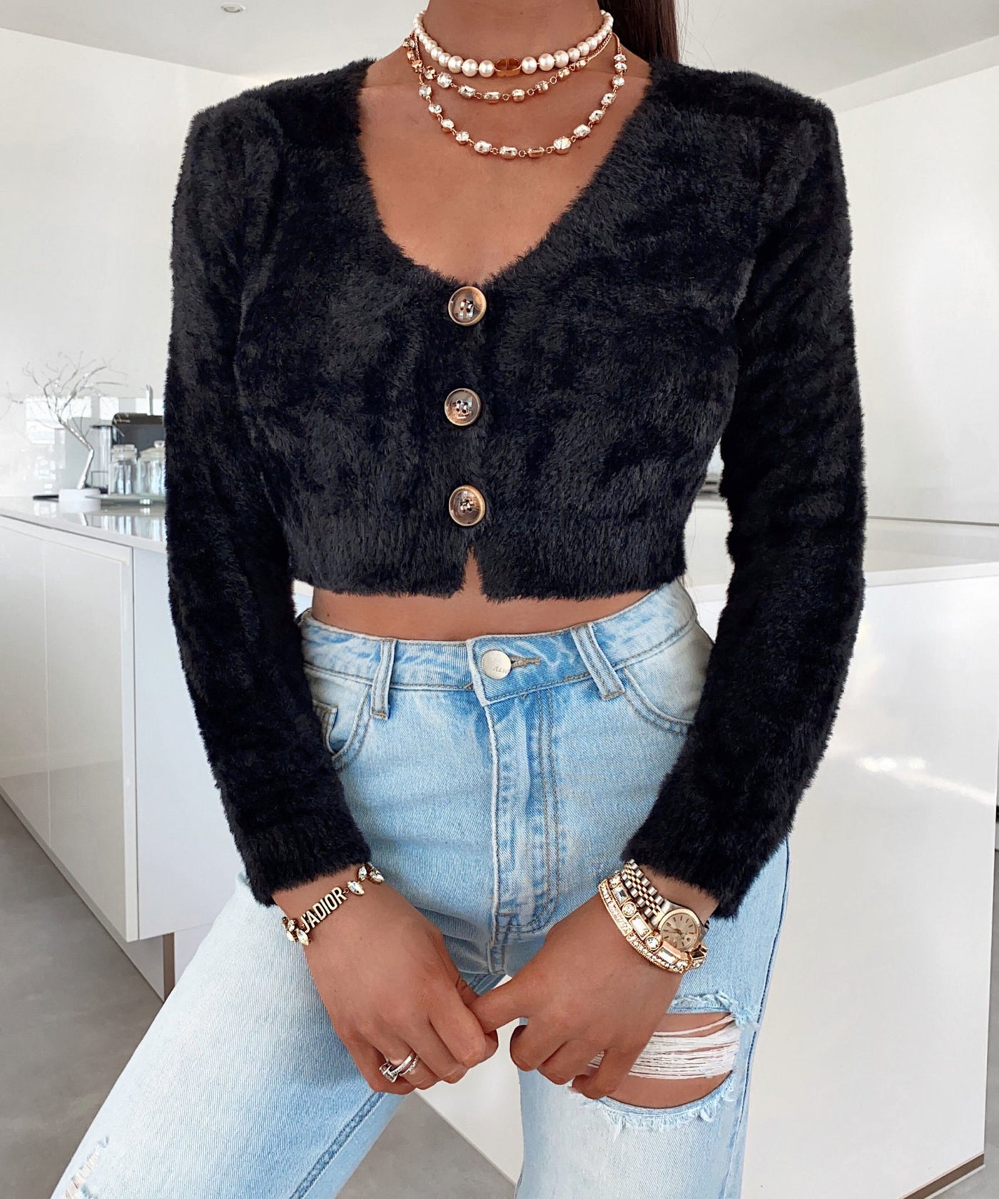 Jäckchen Amara Schwarz  Ladypolitan - Fashion Onlineshop für Damen   