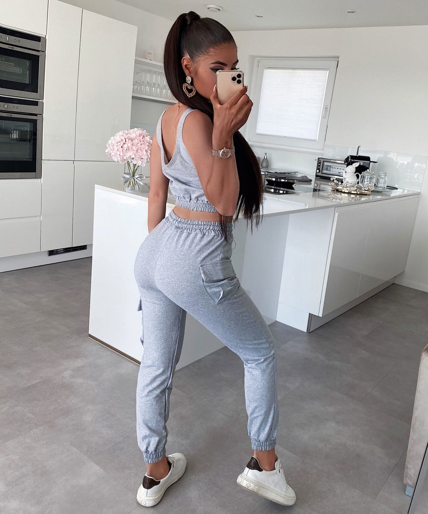 Jogger Set Brilla Grau  Ladypolitan - Fashion Onlineshop für Damen   