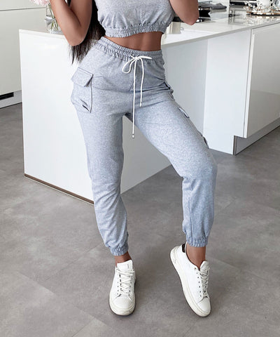Jogger Set Brilla Grau  Ladypolitan - Fashion Onlineshop für Damen   