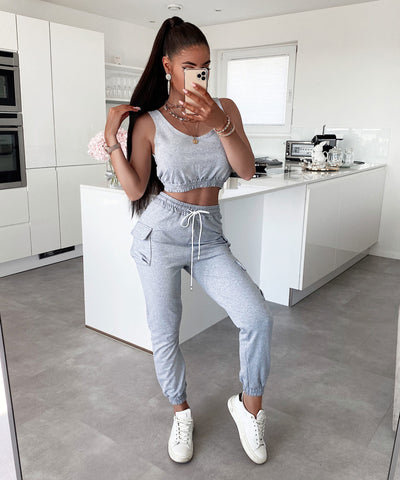 Jogger Set Brilla Grau  Ladypolitan - Fashion Onlineshop für Damen   