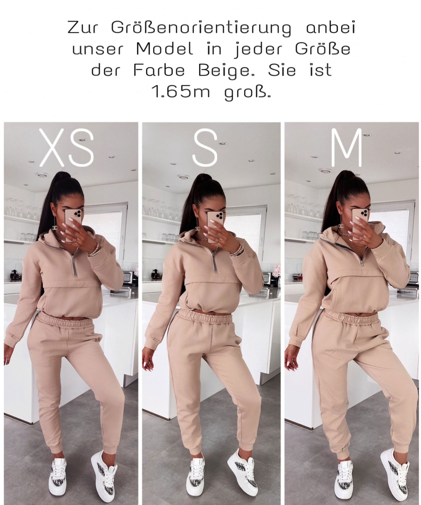 Jogger Set Hanna Beige Neu  Ladypolitan - Fashion Onlineshop für Damen   