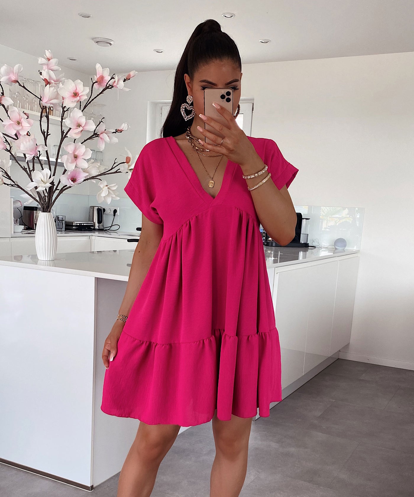 Kleid Lilly Beere  Ladypolitan - Fashion Onlineshop für Damen   
