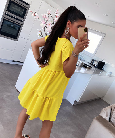 Kleid Lilly Gelb  Ladypolitan - Fashion Onlineshop für Damen   