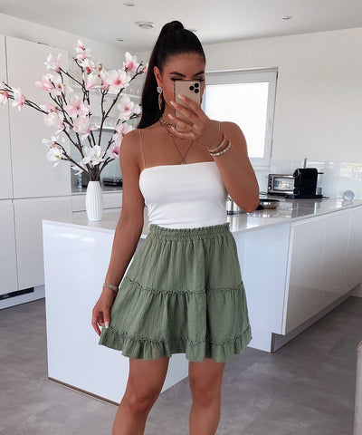 Musselin Rock Ines Khaki  Ladypolitan ♡   