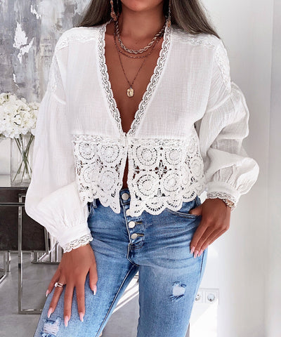 Oberteil Poci Weiß  Ladypolitan - Fashion Onlineshop für Damen   