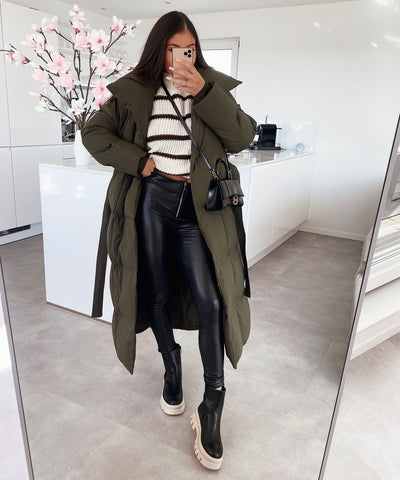 Oversize Parka Kyleih Khaki  Ladypolitan - Fashion Onlineshop für Damen   