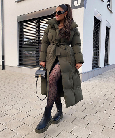 Oversize Parka Kyleih Khaki  Ladypolitan - Fashion Onlineshop für Damen   