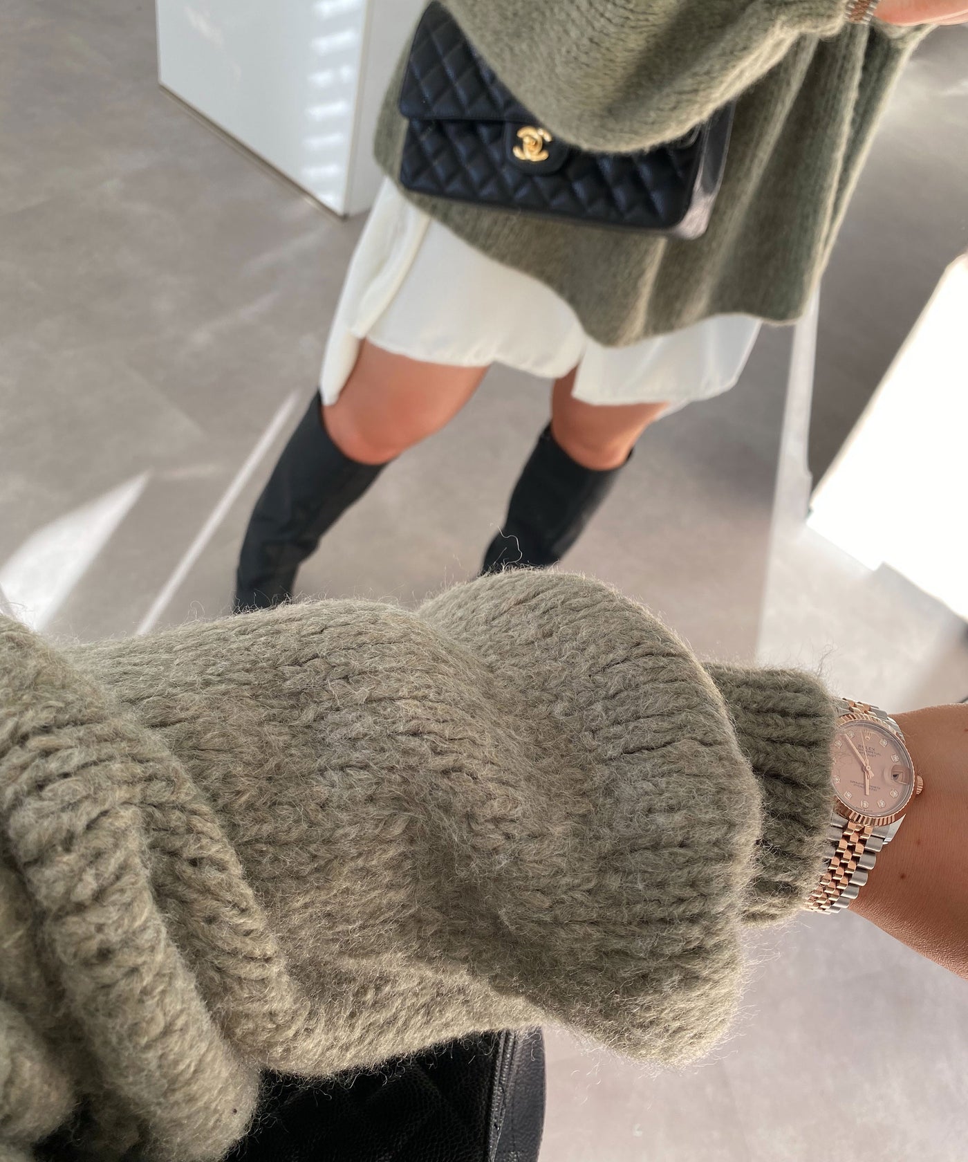 Oversize Pullover Nata Khaki  Ladypolitan ♡   