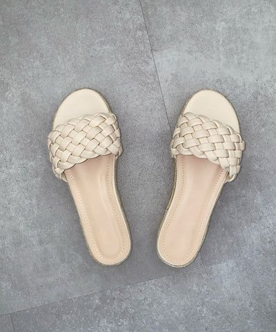 Pantolette Liana Beige  Ladypolitan - Fashion Onlineshop für Damen   