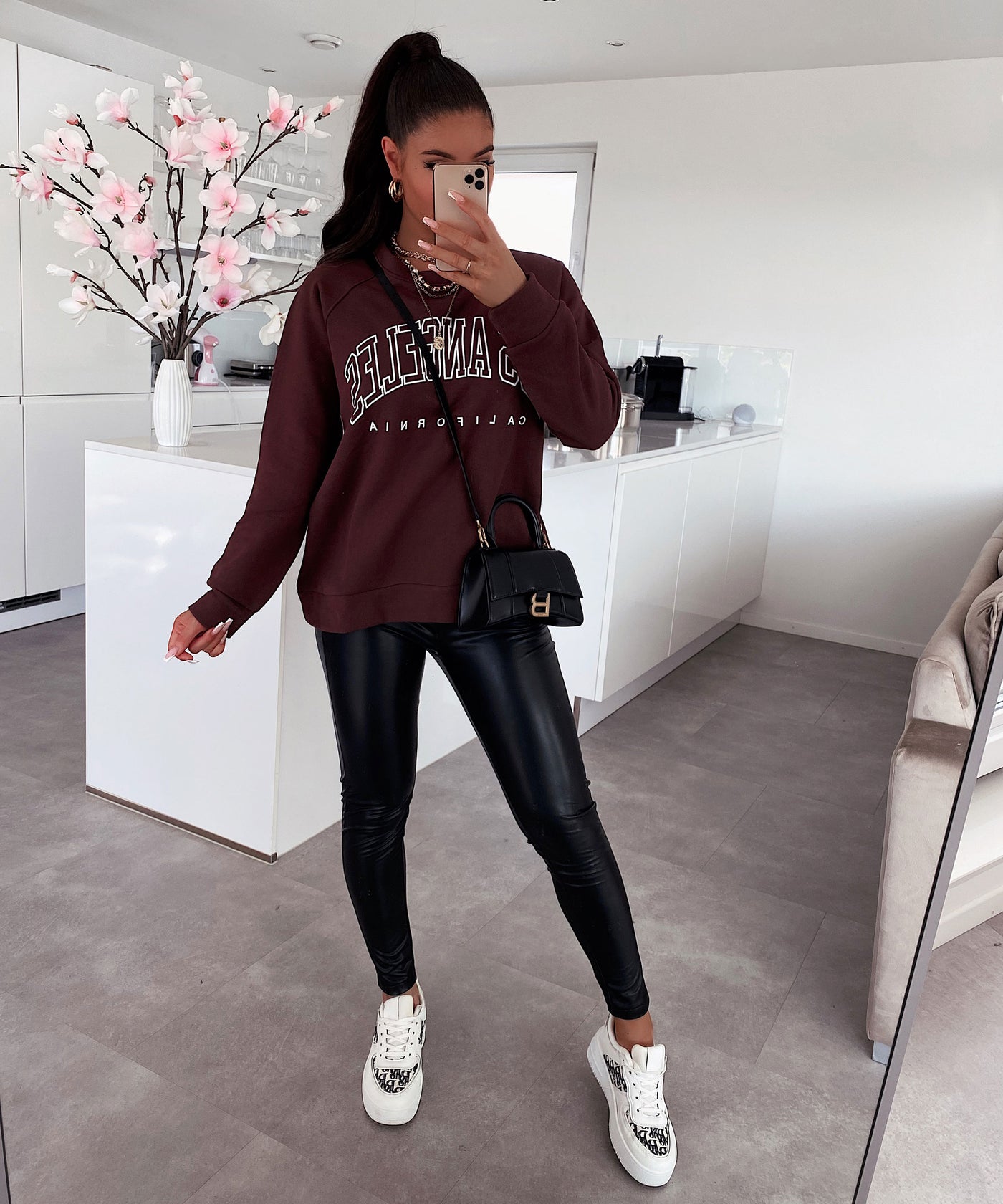 Pullover Los Angeles Braun  Ladypolitan ♡   