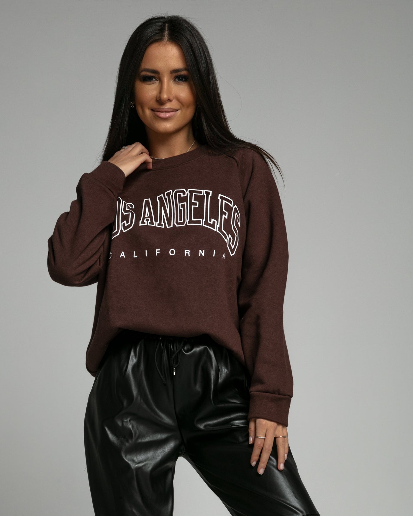 Pullover Los Angeles Braun  Ladypolitan ♡   