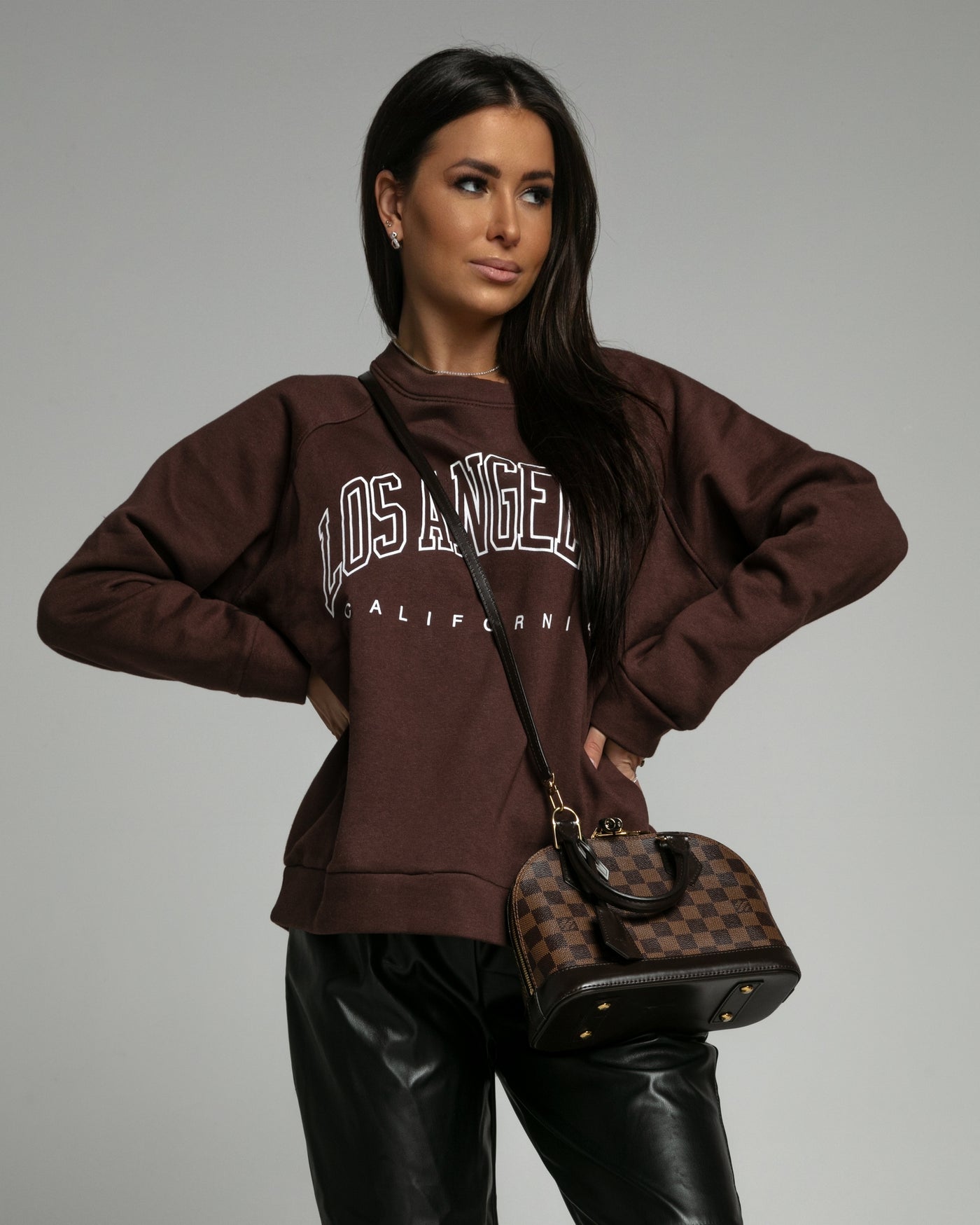 Pullover Los Angeles Braun  Ladypolitan ♡   