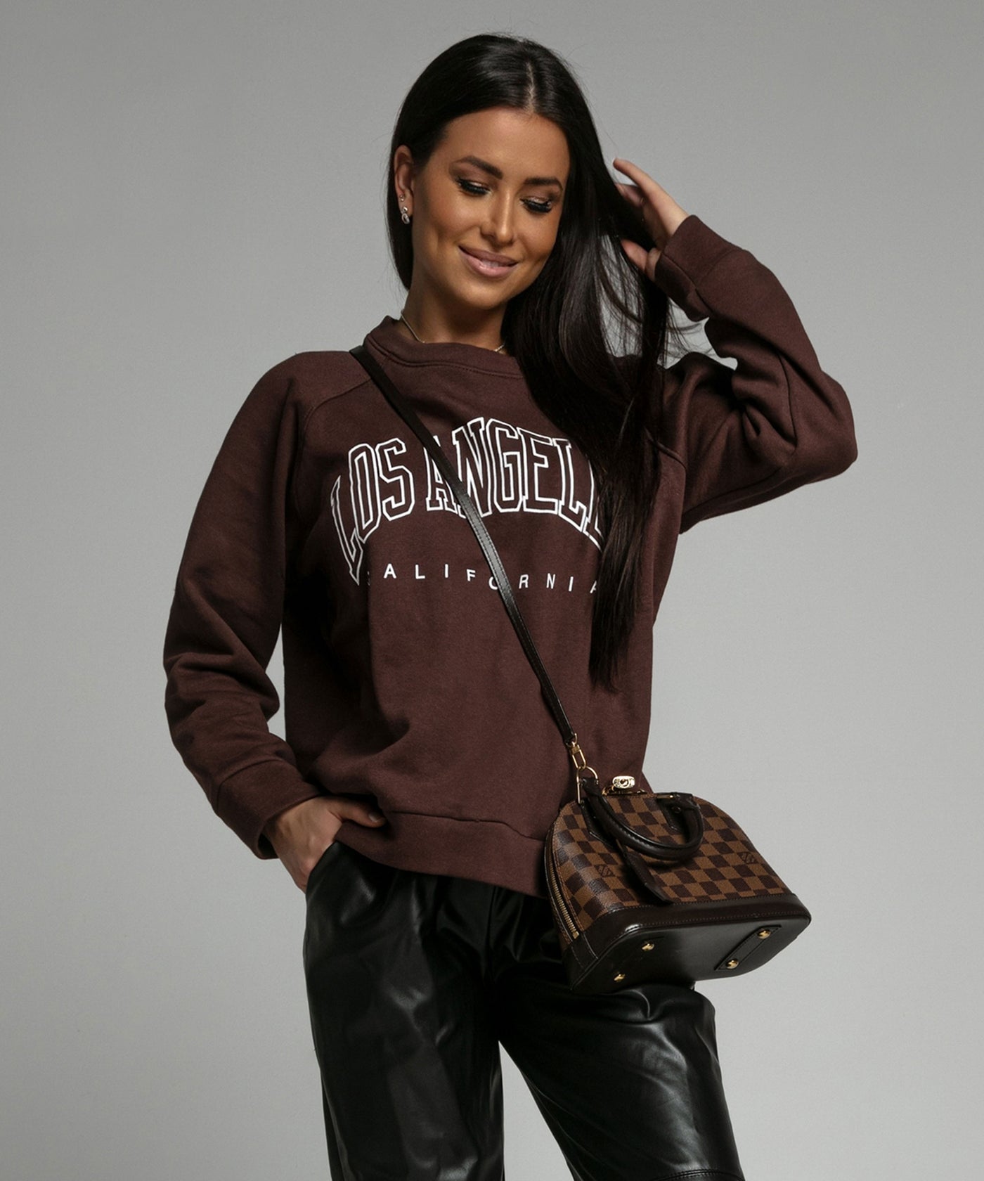 Pullover Los Angeles Braun  Ladypolitan ♡   