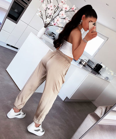 Satin Hose Lola Camel  Ladypolitan ♡   