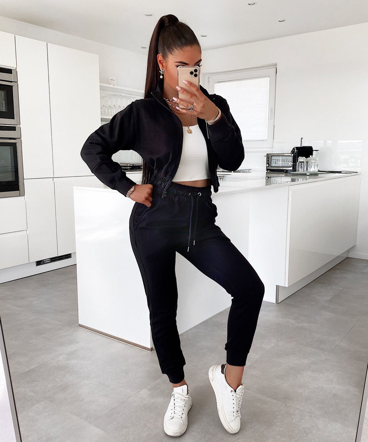 Set Emely Spring Schwarz  Ladypolitan - Fashion Onlineshop für Damen   