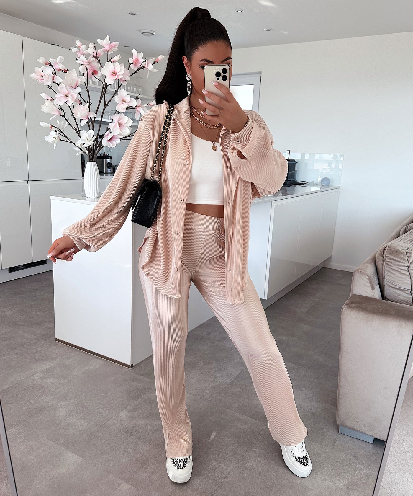 Set Norita Beige  Ladypolitan ♡   