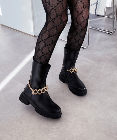 Stiefel Katelyn Schwarz  Ladypolitan - Fashion Onlineshop für Damen   