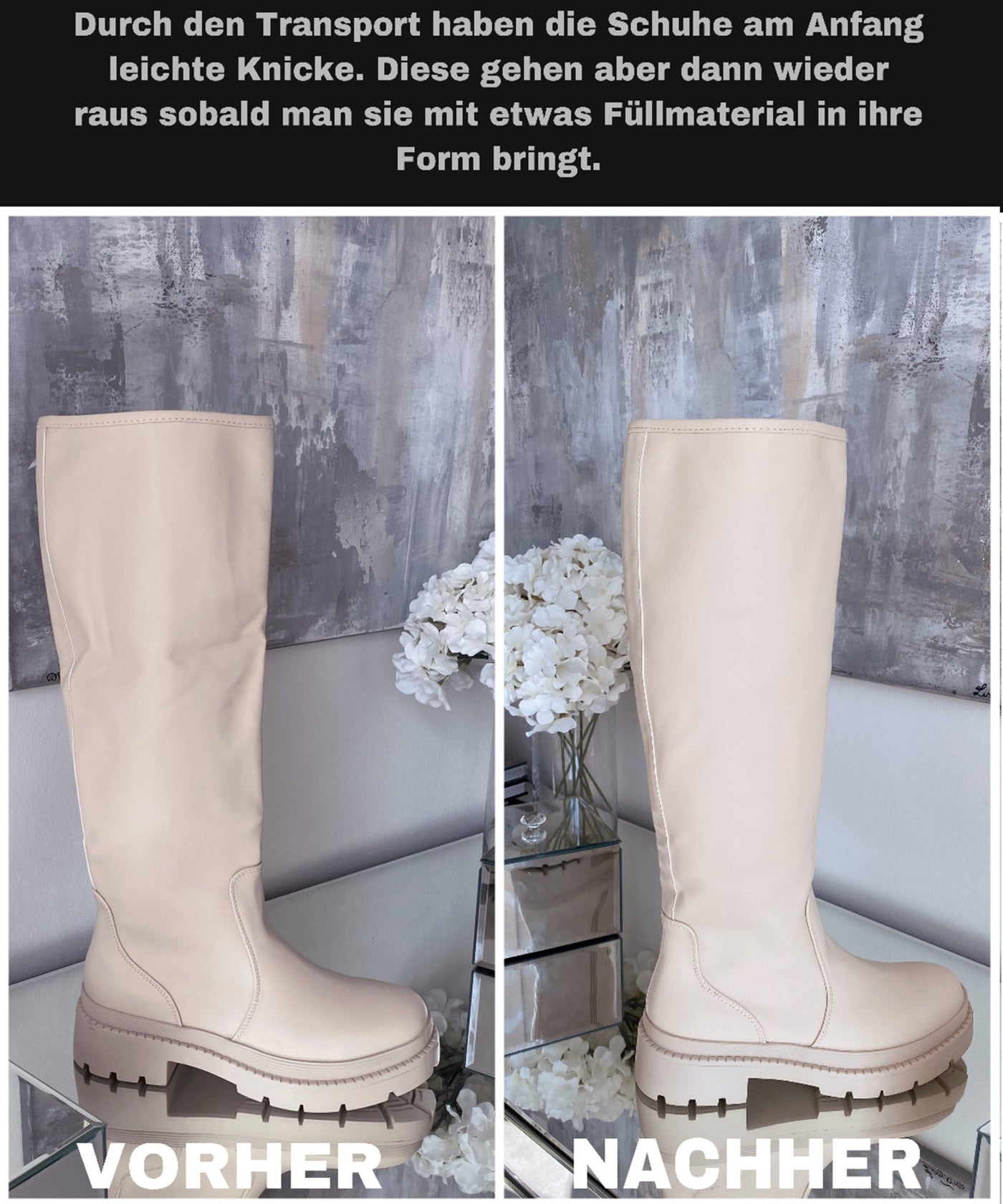 Stiefel Margot Beige  Ladypolitan - Fashion Onlineshop für Damen   