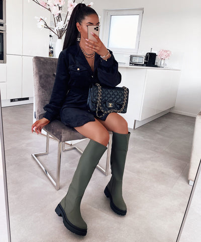 Stiefel Margot Khaki  Ladypolitan - Fashion Onlineshop für Damen   