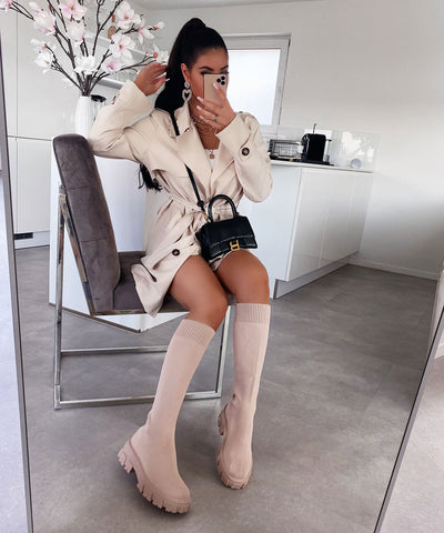 Stiefel Nerea Nude  Ladypolitan ♡   