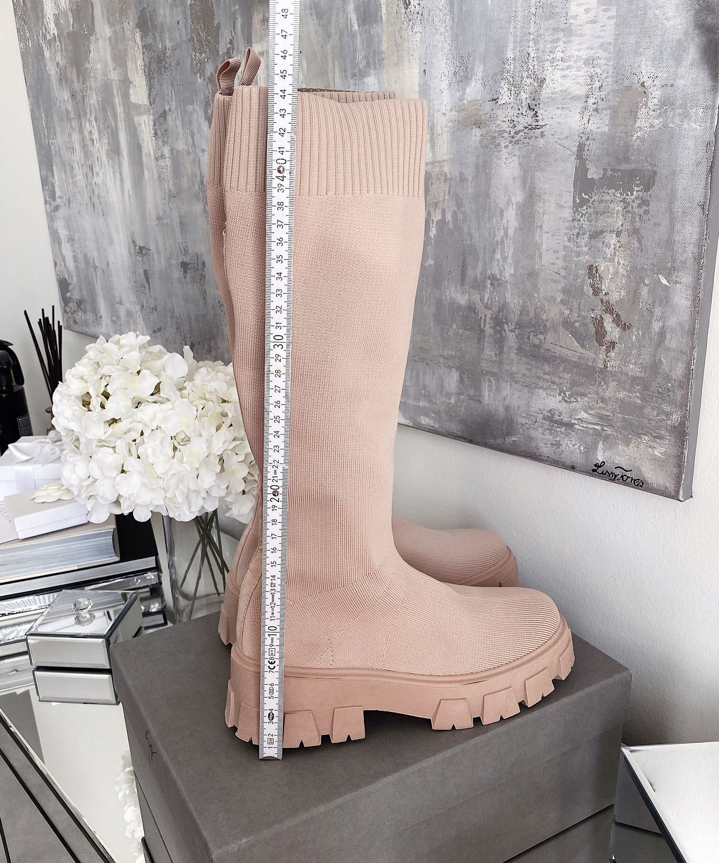 Stiefel Nerea Nude  Ladypolitan ♡   