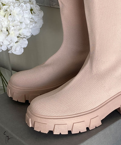 Stiefel Nerea Nude  Ladypolitan ♡   