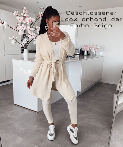 Strick Set Selah Schwarz  Ladypolitan - Fashion Onlineshop für Damen   